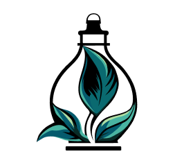 A illustration of a lantern containing a leaf instead of flame